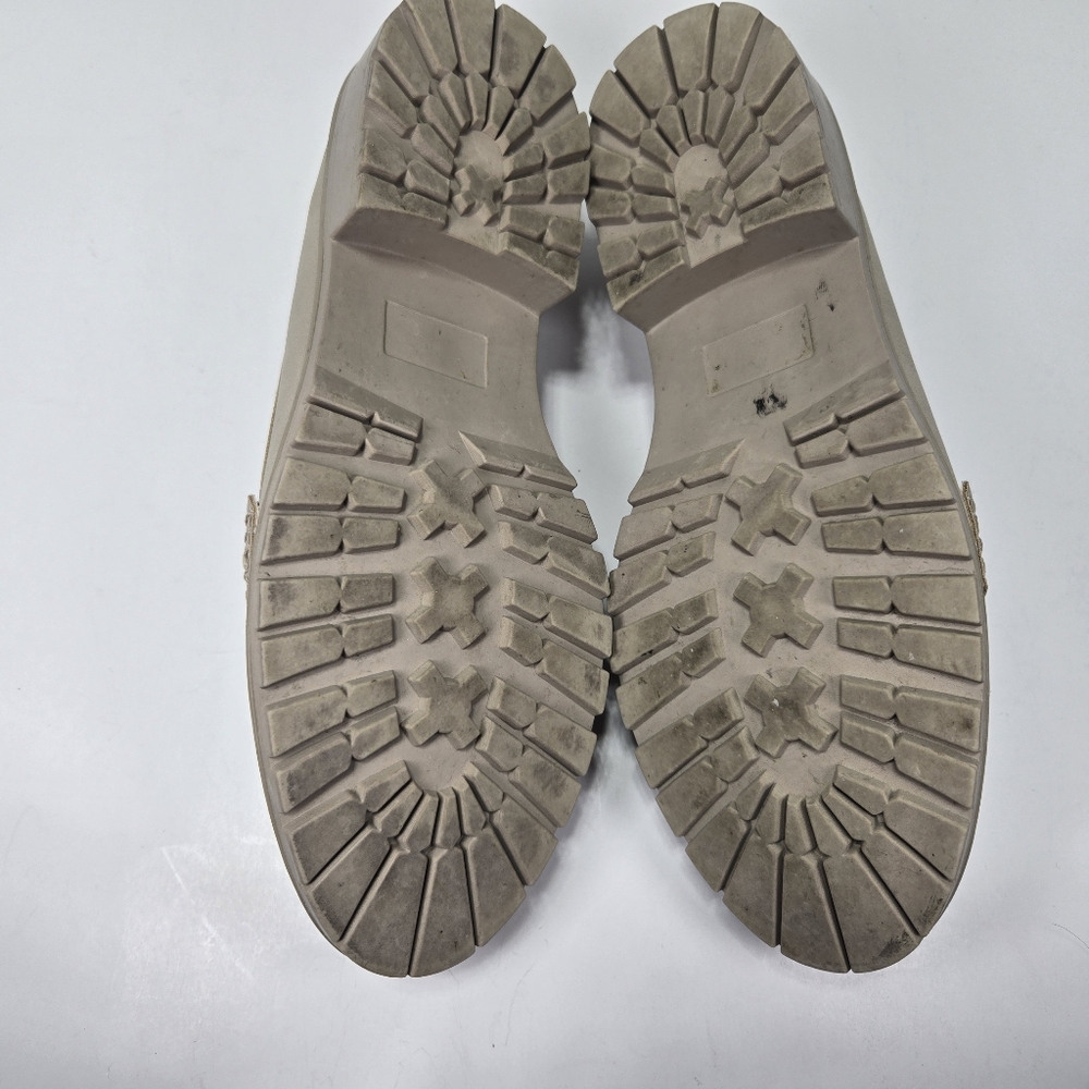 Dolce Vita Claudia Chunky Beige Horsebit Penny Loafers w/ Silver Accent Size 10 - Picture 14 of 14